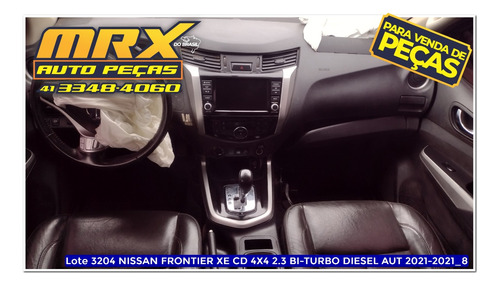 Sucata Nissan Frontier Xe Cd 4x4 2.3 Bi-turbo Aut 2021 Pecas