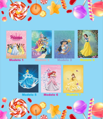 70 Costal Dulceros Princesas Cenicienta, Bella + Regalo*