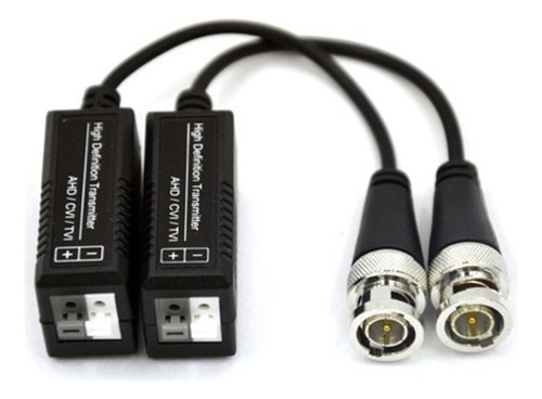 Video Balun Pasivo Par Cámaras Dvr Hd Cvi Tvi Ahd 720p 1080p