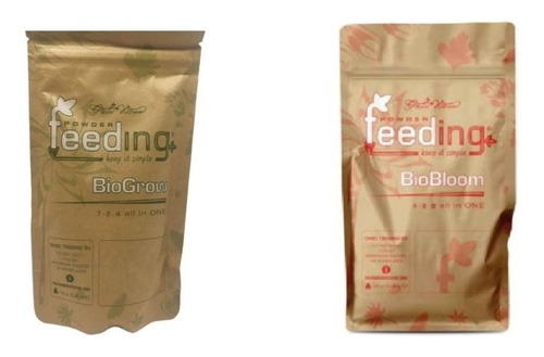 Combo Powder Feeding Bio Grow + Bio Bloom 125g Organico