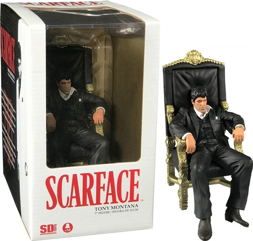 Tony Montana  Scarface  Sentado En Silla Por Sd Toys