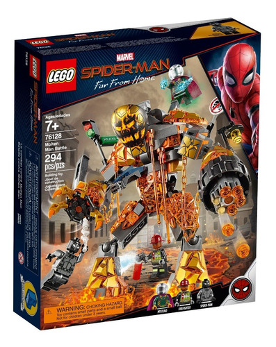 Lego Spiderman - 76128 - Molten Man Battle - Far Fron Home