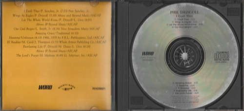 Cd Phil Driscoll I Exalt Thee (importado)