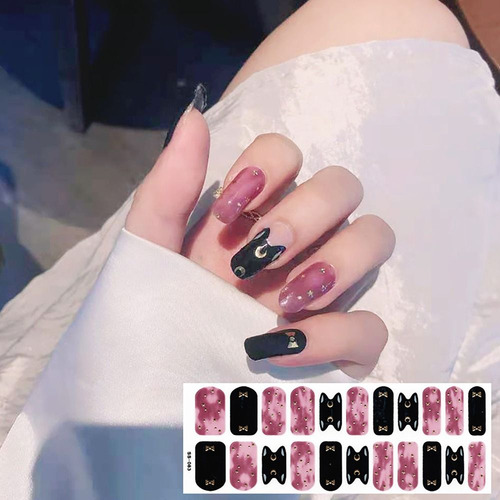 Calcomanías Para Uñas 22 Tiras Nail Art Floral