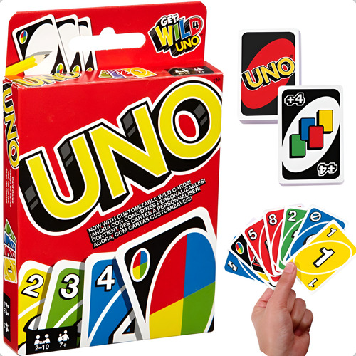 Jogo De Cartas Uno Baralho Mattel Original Para Personalizar