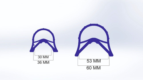 Taco Lijar Cantos Melamina Y Placas 50mm X 36mm