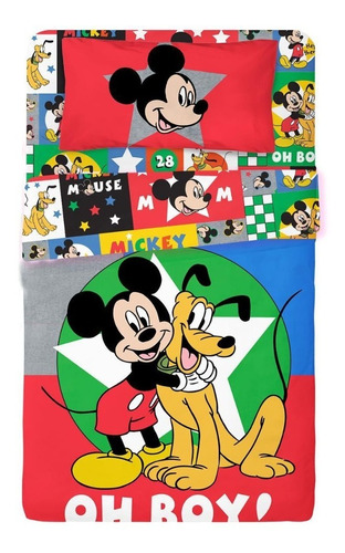 Sabanas Infantil Cuna Funcional Piñata Mickey Mouse Disney