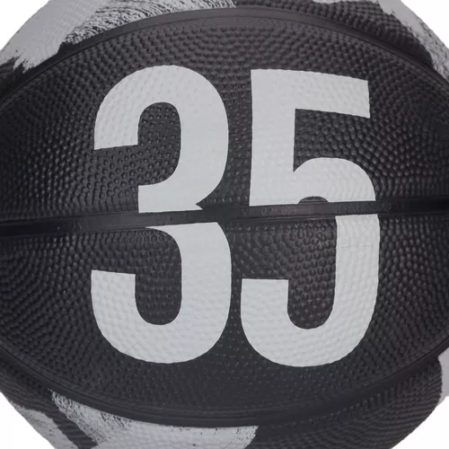 Bola de Basquete Nike Swoosh Mini Tamanho 3 - Preta com Cinza