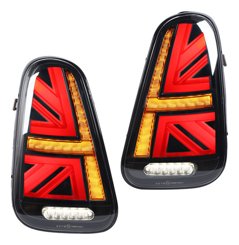 Conjunto De Luces Traseras Union Jack, 1 Par De Luces Traser