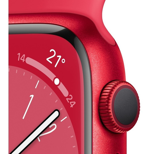 Apple Watch Series 8 GPS - Caja (PRODUCT)RED de aluminio 41 mm - Correa deportiva (PRODUCT)RED - Patrón