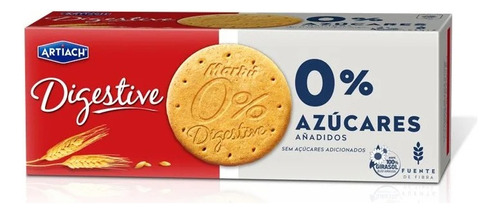 2 Pzs Artiach Galletas De Fibra Digestive Artiach Sin 400gr