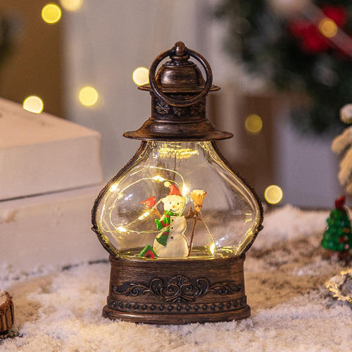 Farol Led Navideño, Luz De Noche Navideña, Regalo, Farol