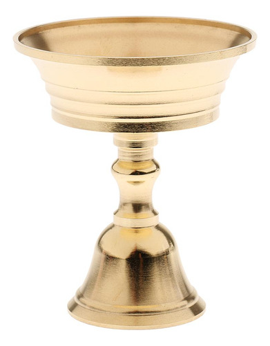 Titular Budista Ghee Lamp Holder Latón Aceite Lámpara