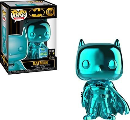 Funko Pop! Dc Batman 80 Años Verde Azulado Chrome Batman