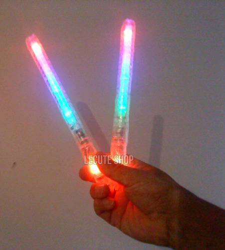 12 Barras Varitas Luminosas Led Semaforo Multicolor Fiesta