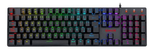Teclado Gamer Mecanico Redragon Shrapnel K589rgb Español Rgb