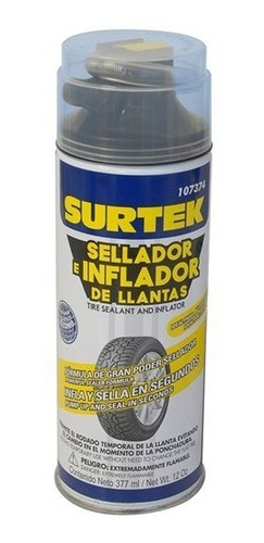 Sellador De Llantas (poncholina) 12oz 107374 Surtek