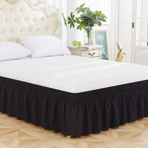 Yc Falda De Cama, Volantes Elásticos Envolventes