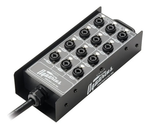 Medusa 12 Vias Montada Combo Cabos Aquarius - 10 Metros