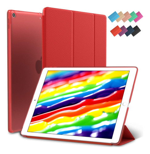 Nuevo Estuche iPad De 9.7 Pulgadas 2018 2017, Rojo Slim...