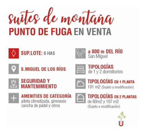 Imagen 9 de 9 de En Venta Suites De Montaña En San Miguel De Los Ríos - Inv0087