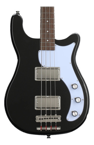 EpiPhone Embassy Bajo Electrico 4 Cuerdas Acabado Del Cuerpo Brillante Color Graphite Black Orientación De La Mano Diestro