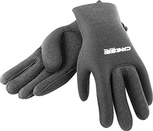 Cressi High Stretch Gloves, Negro, 3.5 Mm, Xl