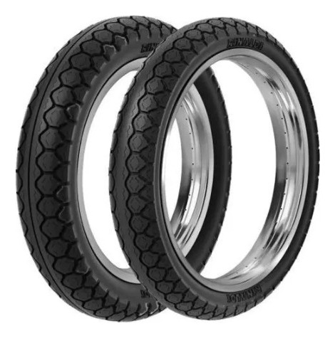 Par Pneu 2.75-17 + 90/80-16 Pd 29 Rinaldi Web 100 C/c
