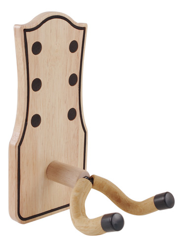 Suporte De Parede Para Guitarra Com Parafusos De Madeira Em