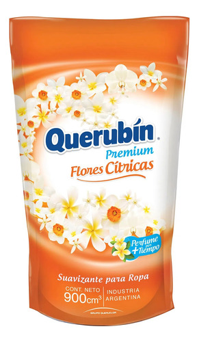 Suavizante Querubín Premium Flores cítricas repuesto 900 ml
