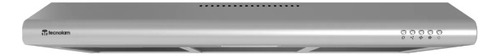 Campana Bajo Alacena Tecnola Vortex 80cm Silver 450m3/hr Gris
