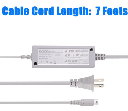 Cargador Control Gamepad Para Wii U Directo A 220v Firme