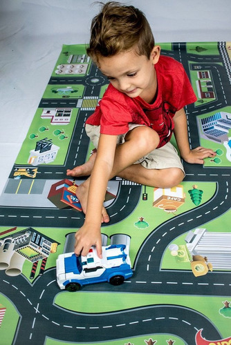 Tapete Ilustrativo Pista Carrinho Hot Wheels 0,60x1,20m