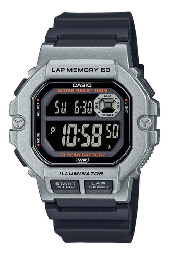 Reloj Casio Sports Gear, Original E-watch Ws1400h4a Color De