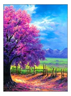 Kit De Pintura Diamantes Diamond Painting Paisaje 6 30x40 Cm