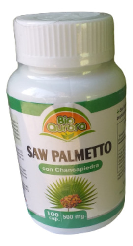 Saw Palmetto Y Chancapiedra 500 Mg 100 Cápsulas