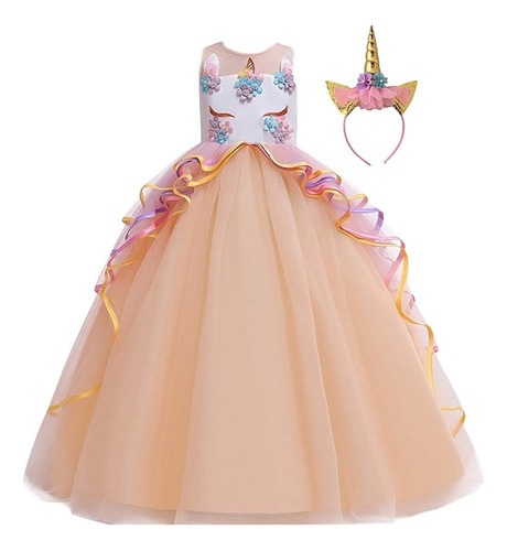 Vestido Sueño Princesa Cumpleaños Tul