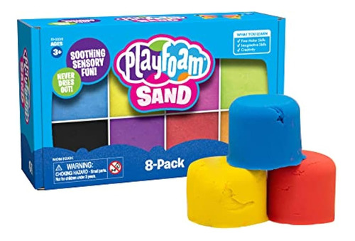 Educational Insights Playfoam Sand Paquete De 8, Play Sand, 