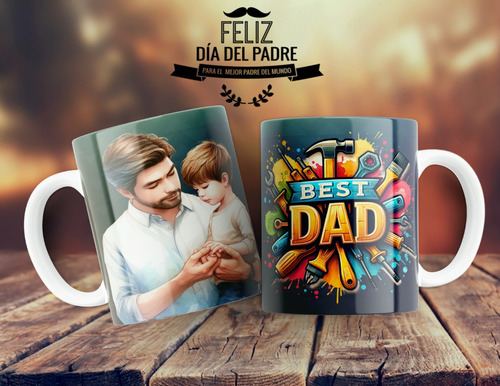 Taza Ceramica Dia Del Padre #16 Varios Modelos