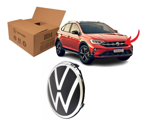 Emblema Da Grade Dianteira Nivus Jetta Passat Variant Vw