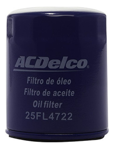 Filtro Óleo Do Motor Acdelco 25fl4722