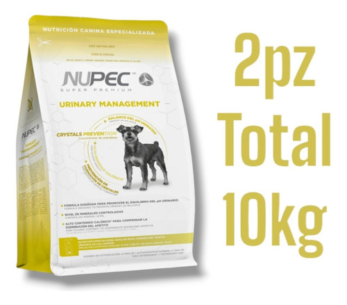 Pack 2 Nupec Urinary Para Perro 5kg (10kg En Total)