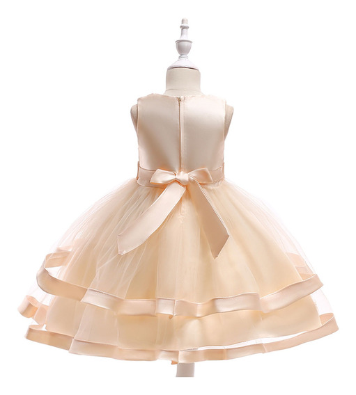 Vestido De Fiesta Para Nina Color Beige | MercadoLibre ???? Vestido De Fiesta Para Nina Color Beige | MercadoLibre ????