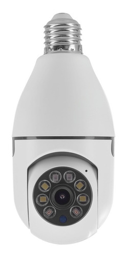 Cámara De Seguridad Visión 360 Ic-360 A Rosca E27 Con Wifi
