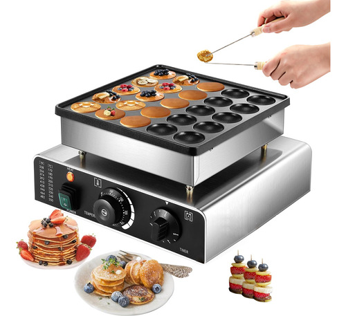 Waflera Maquina Electrica Industrial Mini Hotcakes 25 Piezas