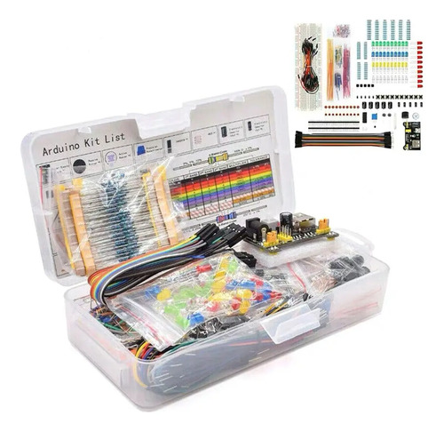 Kit Componentes Electrónicos Tablero 830 Puntos Para Práctic,BIOWIT
