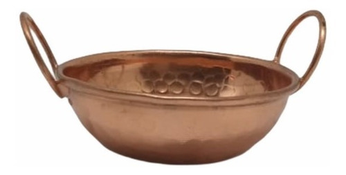 Imagem 5 de 6 de Conjunto Com 3 Tigelas Tacho De Cobre Com Alças