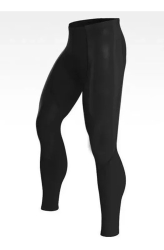 Imagem 2 de 5 de Calça Ciclismo Ert Preto Liso - Forro Gel