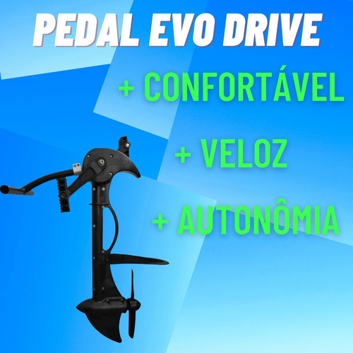 Caiaque Iron Com Pedal Evo Drive Milha Box E Carrinho