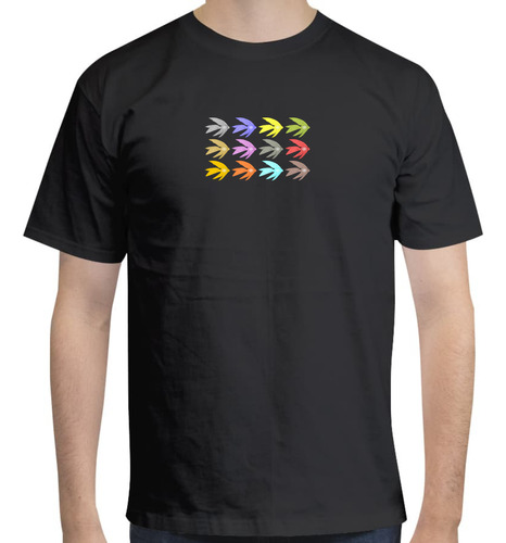 Playera Diseño Logo Peces Multicolores